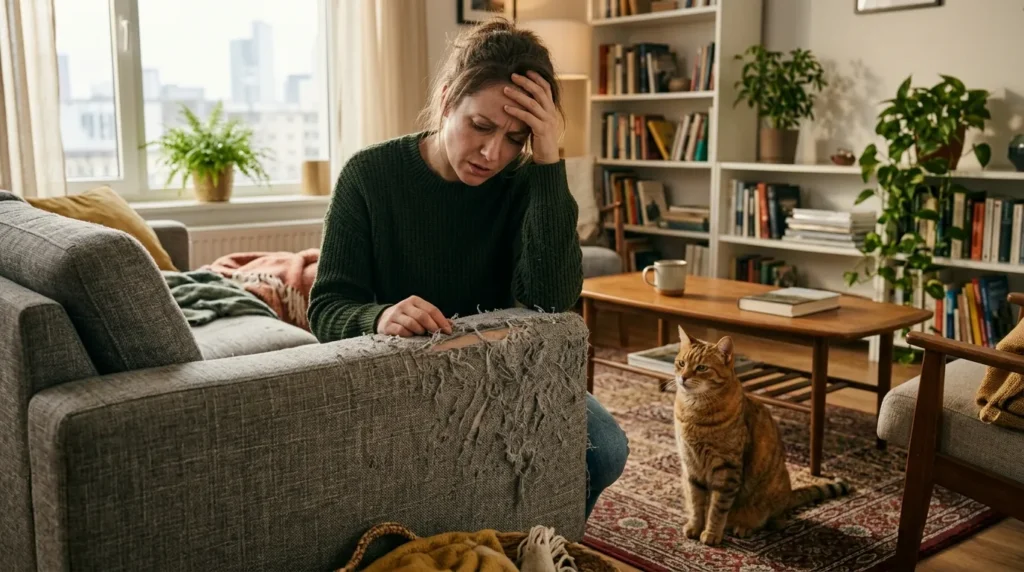 indoor outdoor cat behavior mistake — owner assuming indoor cat personality problem rather than enrichment gap