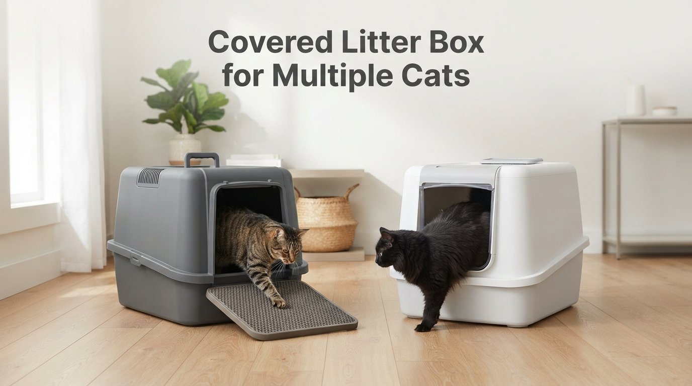 Looking for the best Covered Litter Box for Multiple Cats? We tested 7 top picks for space, odor control, durability, and easy cleaning.