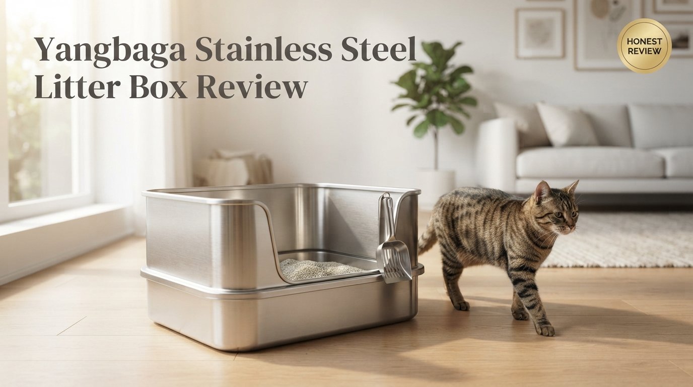 6 best Yangbaga Stainless Steel Litter Box reviews comparing durable stainless steel litter boxes for indoor cats.