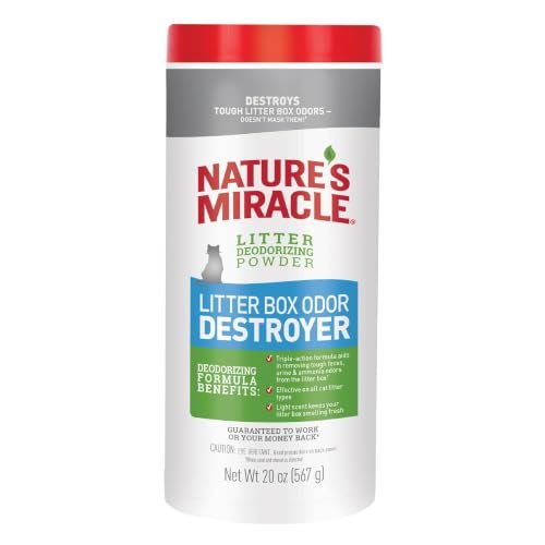 Nature's Miracle Litter Box Deodorizer, 20 Ounces, Litter De