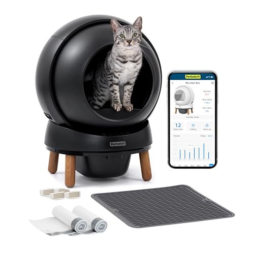 PetSafe ScoopFree SmartSpin Self-Cleaning Litter Box Bundle,