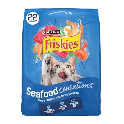 Purina Friskies Dry Cat Food Seafood Sensations With Salmon,