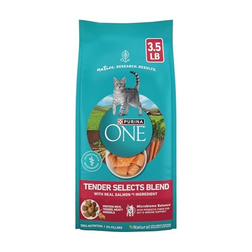 Purina ONE Natural Dry Cat Food, Tender Selects Blend With R
