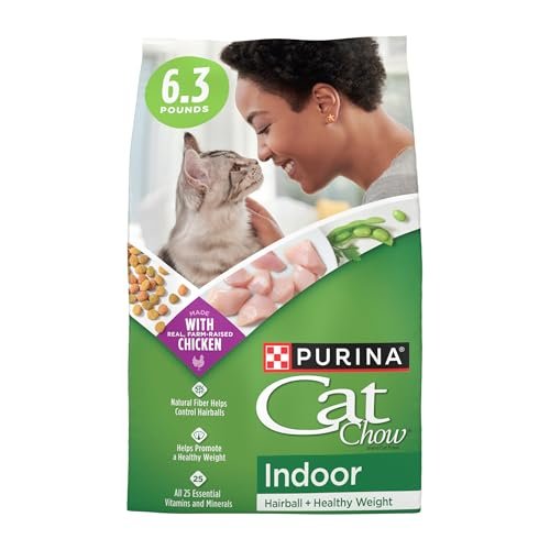 Purina Cat Chow Indoor Dry Cat Food, Hairball + Healthy Weig