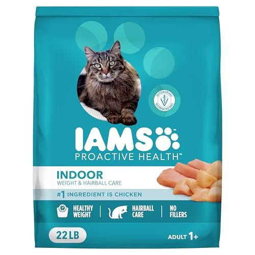 IAMS Proactive Health Dry Cat Food, Indoor Weight and Hairba
