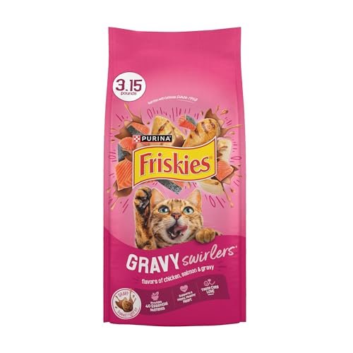 Purina Friskies Gravy Swirlers With Flavors of Chicken, Salm