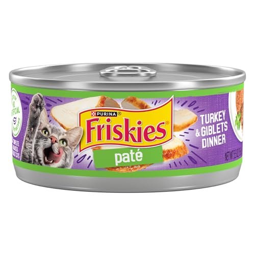 Purina Friskies Wet Cat Food Pate Turkey and Giblets Dinner