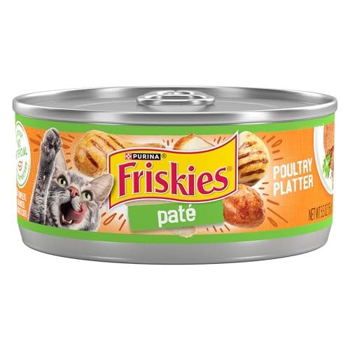 Purina Friskies Wet Cat Food Pate, Poultry Platter - (Pack o