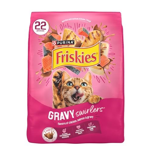 Purina Friskies Gravy Swirlers with Flavors of Chicken, Salm