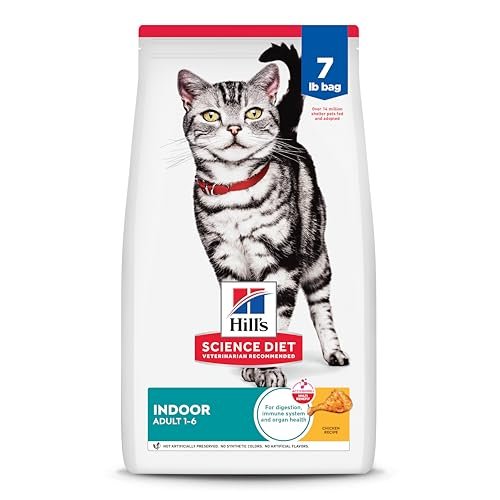 Hill's Science Diet Adult 1-6 Indoor Dry Cat Food, Chicken, 