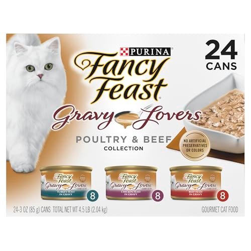 Purina Fancy Feast Gravy Lovers Poultry and Beef Grilled Gou