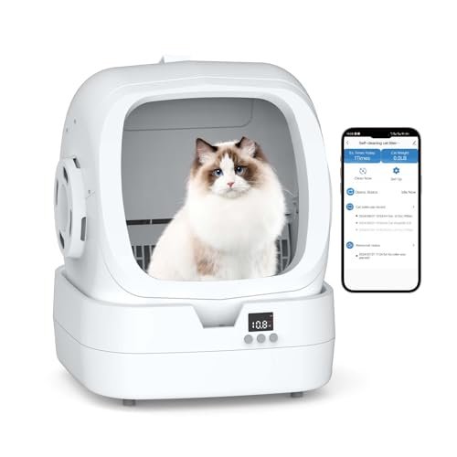 Mintakawa Automatic Cat Litter Box Self Cleaning - APP Contr