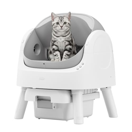 Self Cleaning Cat Litter Box, Automatic Litter Box for Multi