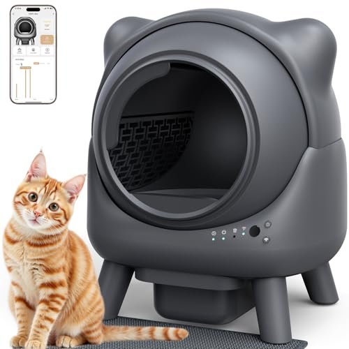 Automatic Litter Box, FEELNEEDY Self Cleaning Litter Box, Od