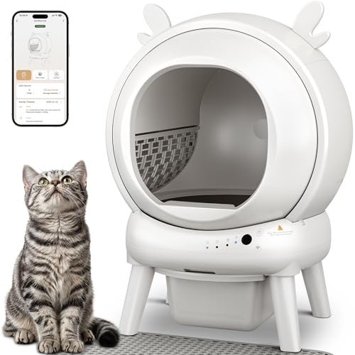 FurryKiddy Automatic Self Cleaning Litter Box, Cat Litter Bo