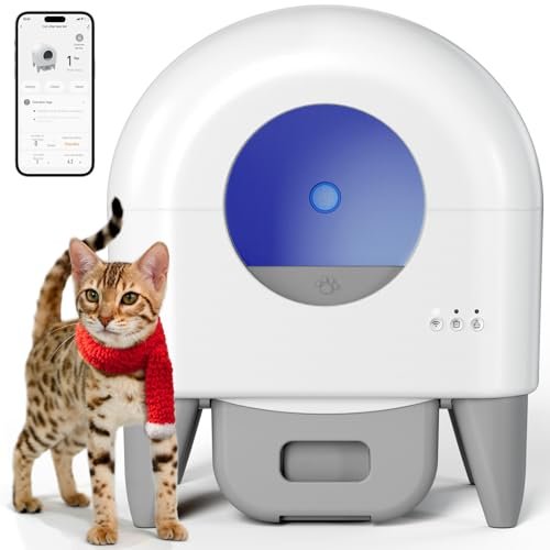 Fumoi Automatic Cat Litter Box Self Cleaning Litter Box Larg