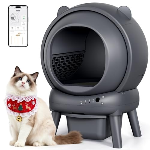 Vivirata Automatic Litter Box, Self Cleaning Litter Box with