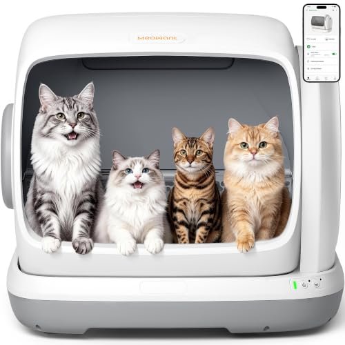 Meowant Automatic Litter Box - 106L Large Self Cle