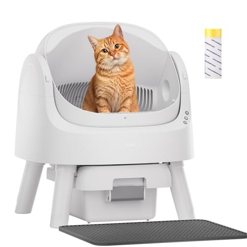 PetPivot Self Cleaning Litter Box, Open Top Automatic Litter