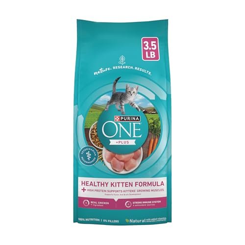 Purina ONE High Protein, Natural Dry Kitten Food, +Plus Heal