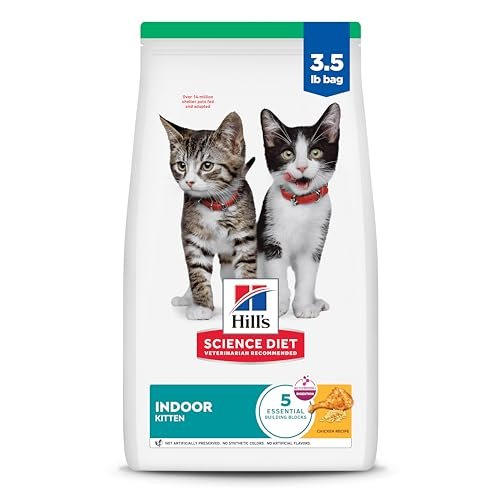 Hill's Science Diet Kitten Indoor Dry Cat Food, Chicken, 3.5