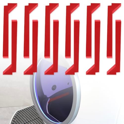 Terixe 12 Pack Red Foams for Els Pet Litter Box, Replacement