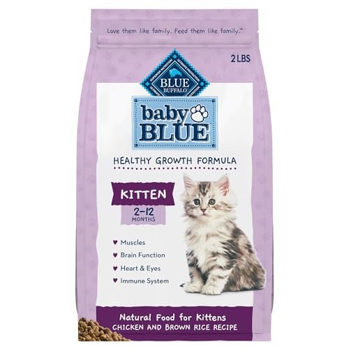 Blue Buffalo Baby Blue Natural Kitten Dry Cat Food, Healthy 