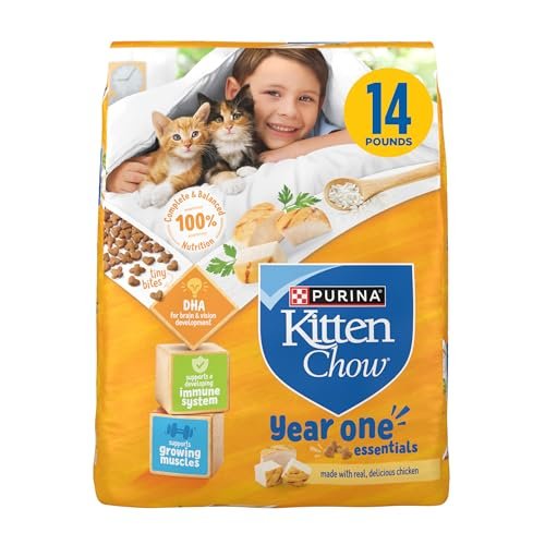 Purina Kitten Chow Year One Essentials with Real Chicken Hig