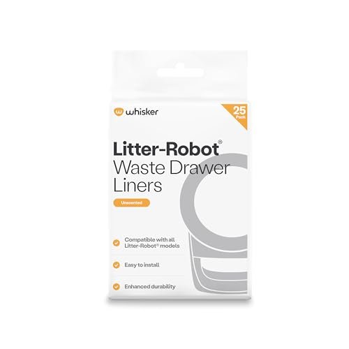 Whisker Litter-Robot Waste Drawer Liners, 25 Pack
