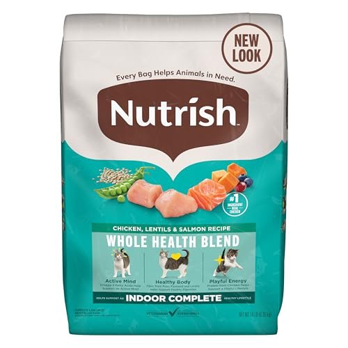 Nutrish Indoor Complete Chicken, Lentils & Salmon Recipe Dry