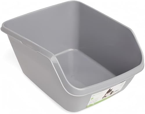 So Phresh by Petco Scatter Shield High-Back Litter Box Grey 
