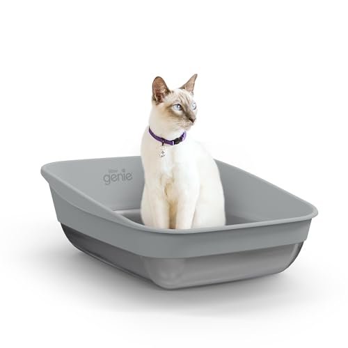 Litter Genie Platinum Stainless Steel Litter Box | Durable,