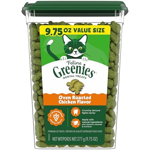 Greenies Cat Treats, Feline Veterinarian-Recommend