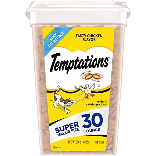 Temptations Cat Treats Classic Crunchy and Soft Cat Treats, 
