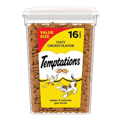 Temptations Cat Treats Classic Crunchy and Soft Cat Treats, 