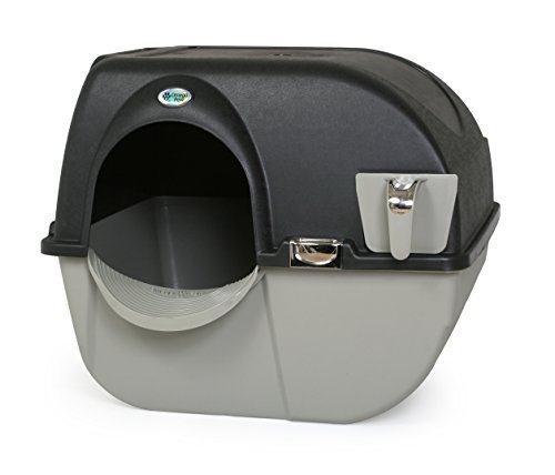 Omega Paw Elite Self Cleaning Roll 'n Clean Litter Box, Midn