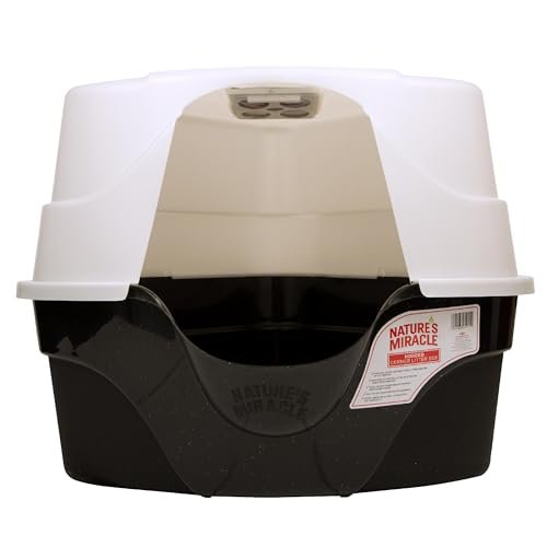 Nature’s Miracle Hooded Corner Litter Box, With Odor Control