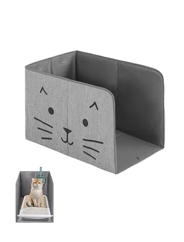 Coorganisers Waterproof Cat Litter Box Enclosure Splash Guar