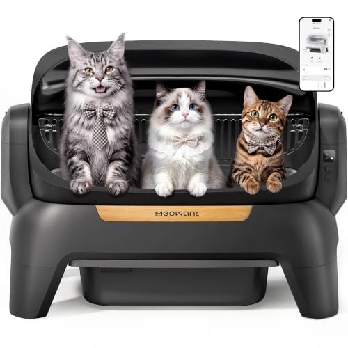 Meowant Extra Large Automatic Litter Box, Infrared Scanning