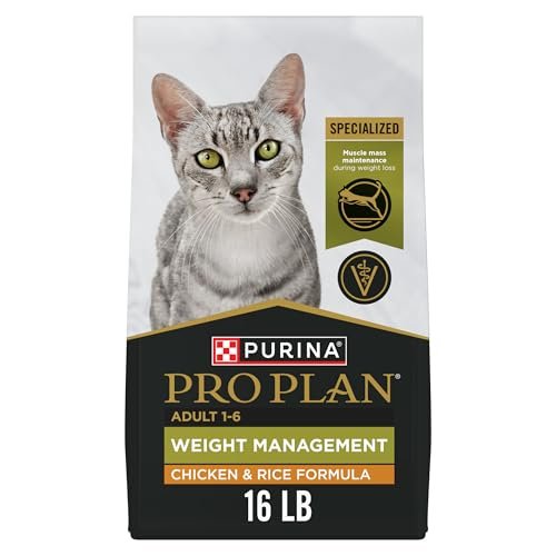 Purina Pro Plan Weight Management Dry Cat Food, Chicken & Ri