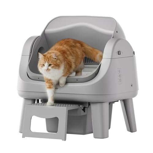 PetPivot Open Top Self Cleaning Cat Litter Box, Au