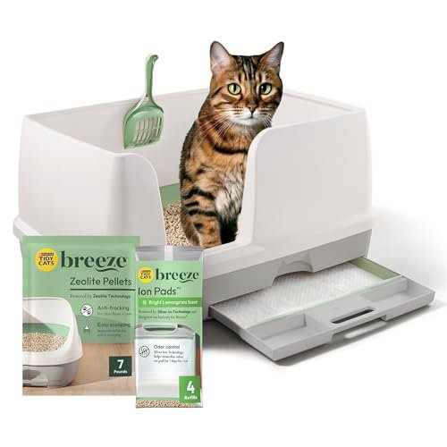 Purina Tidy Cats Breeze Litter Box System Kit with pellets and pads