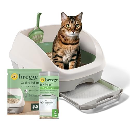 Purina Tidy Cats Breeze Cat Litter Box System Kit with Pelle