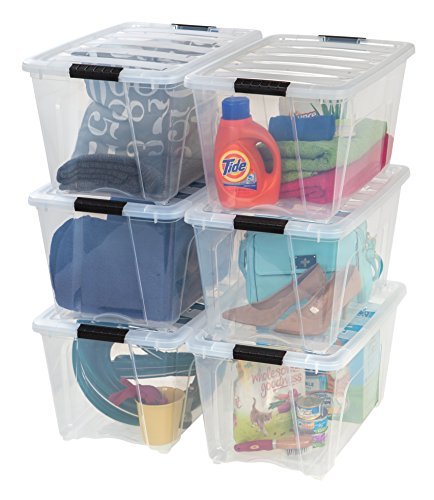 IRIS USA 54 Quart Storage Bins