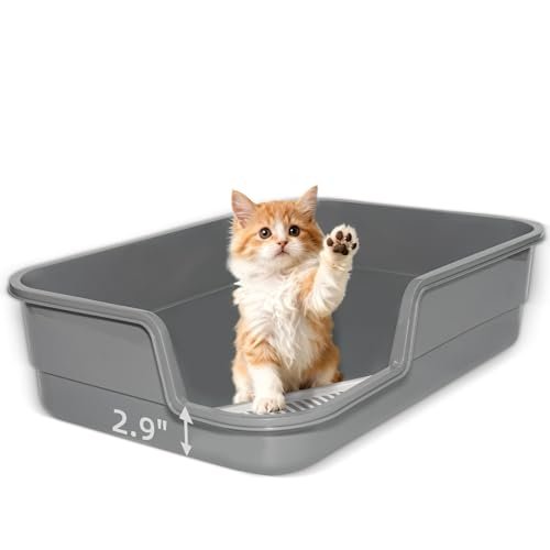 TAILRYTH Extra Large Litter Box with Low Entry,Jum