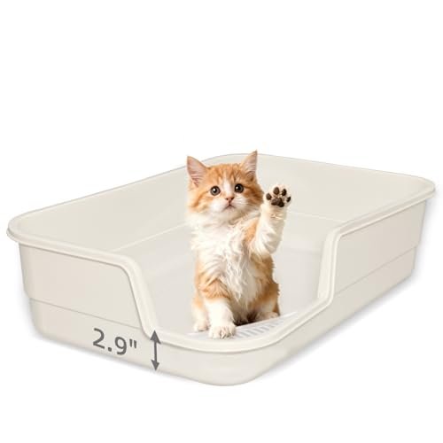 TAILRYTH Extra Large Litter Box with Low Entry,Jumbo Cat Lit