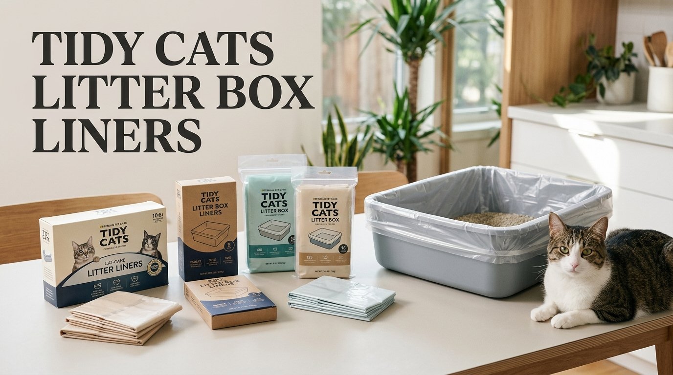 Tidy Cats Litter Box Liners compared with five liner options for cat litter boxes.