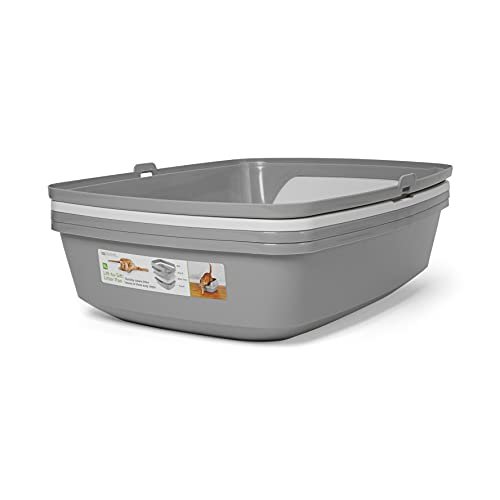 So Phresh by Petco Grey & White Lift-to-Sift Cat Litter Pan 