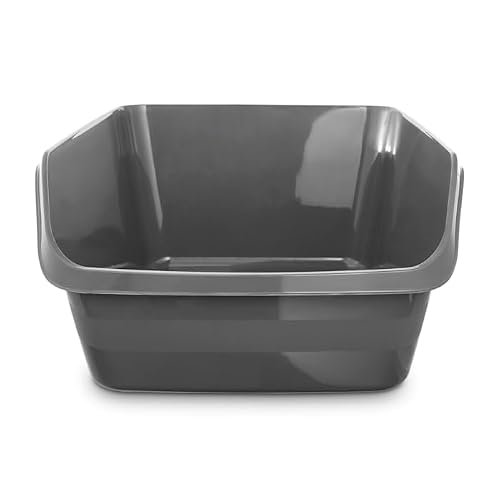 So Phresh by Petco Scatter Shield High-Back Litter Box, Charcoal