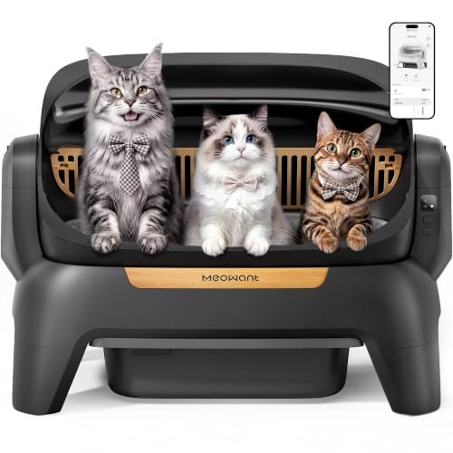 Meowant Extra Large Automatic Litter Box, Infrared